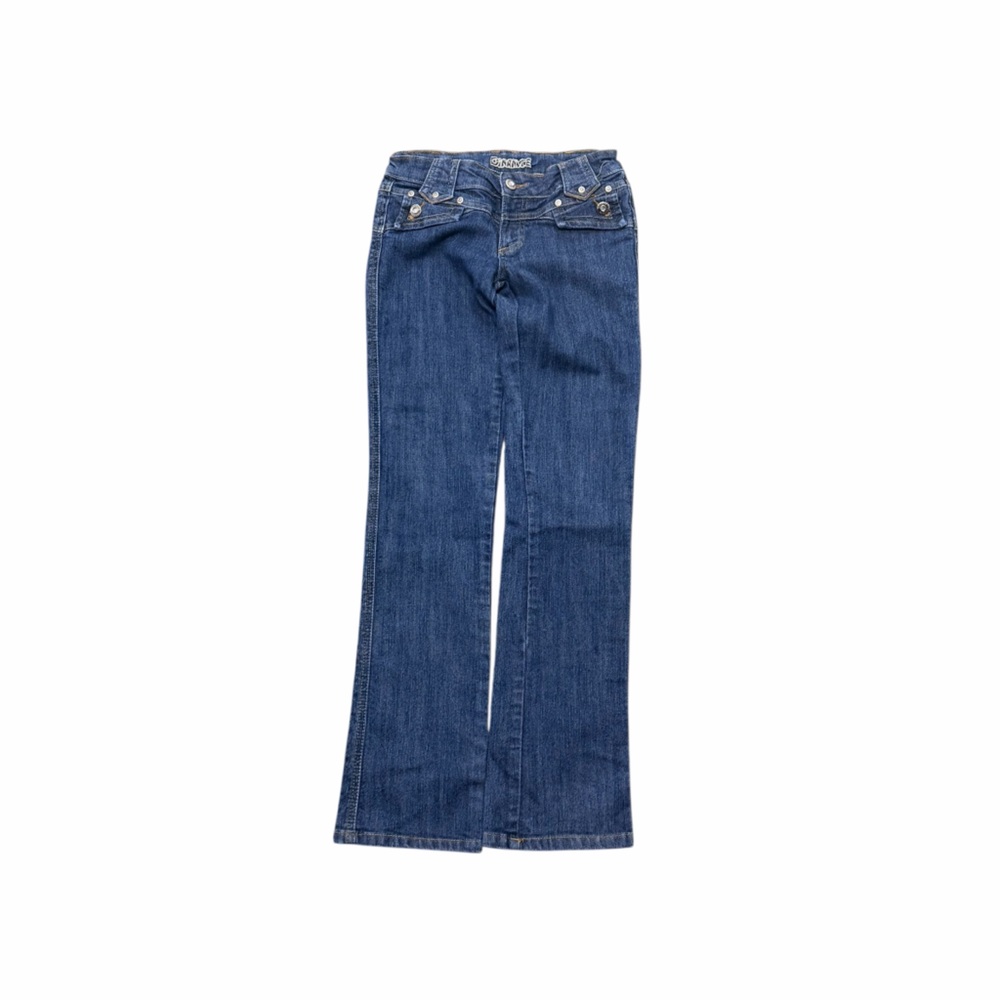 Diamante Y2K Low Rise Flare Jeans 27